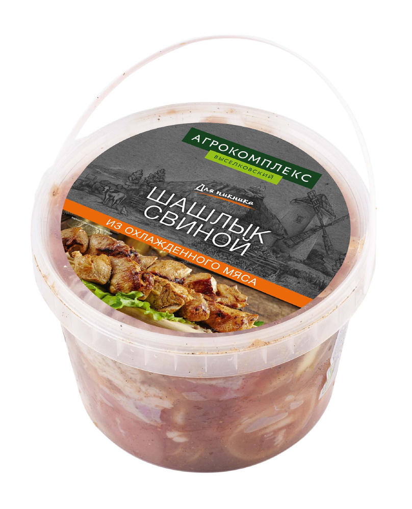 Шашлык свиной охлаждённый (Тамбов), весовой товар